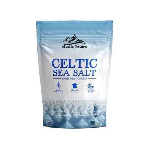 Celtic sea salt for Provides essential minerals to maintain proper fluid balance, crucial for nerve and muscle function