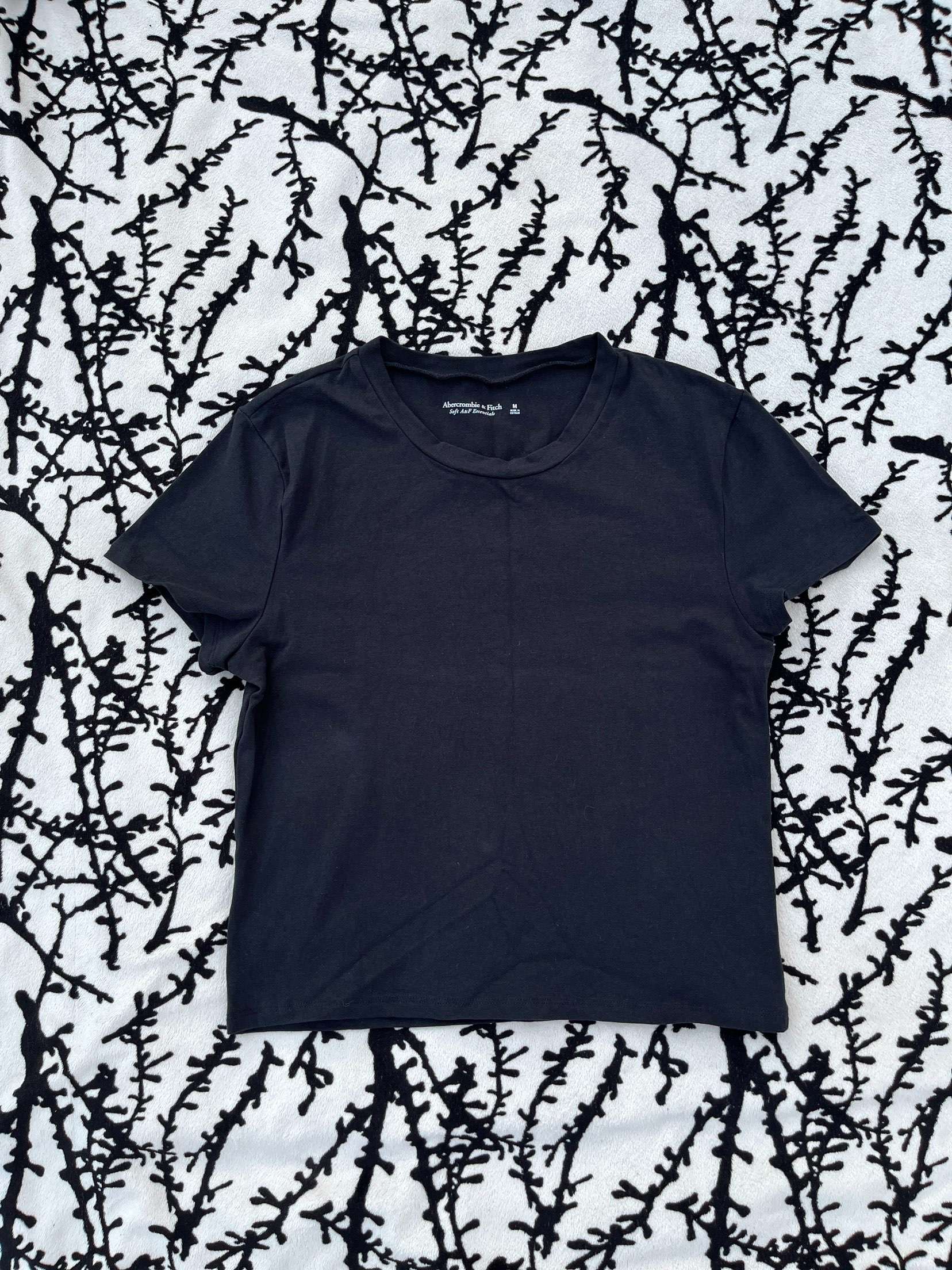 Body Contour Stretch Cotton Crew Neck Baby Tee